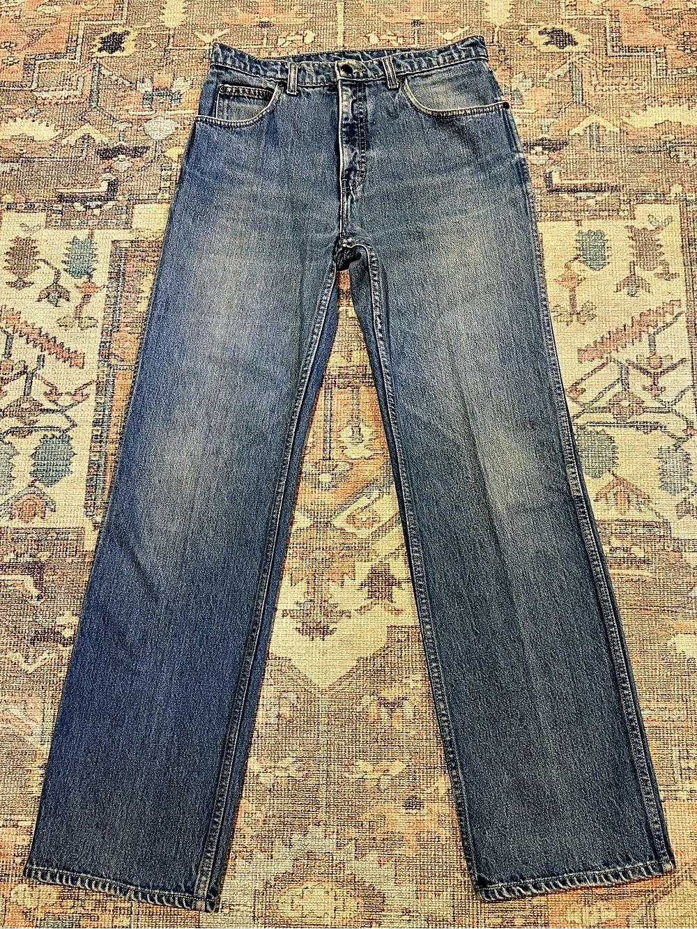 True Vintage 1978-1979 Calvin Klein Jeans Red Pocket Label Made in USA 30x32